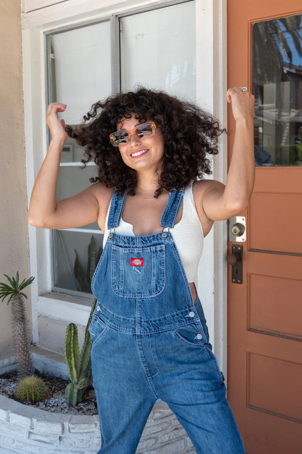 Medium Antique Wash Relaxed Overalls