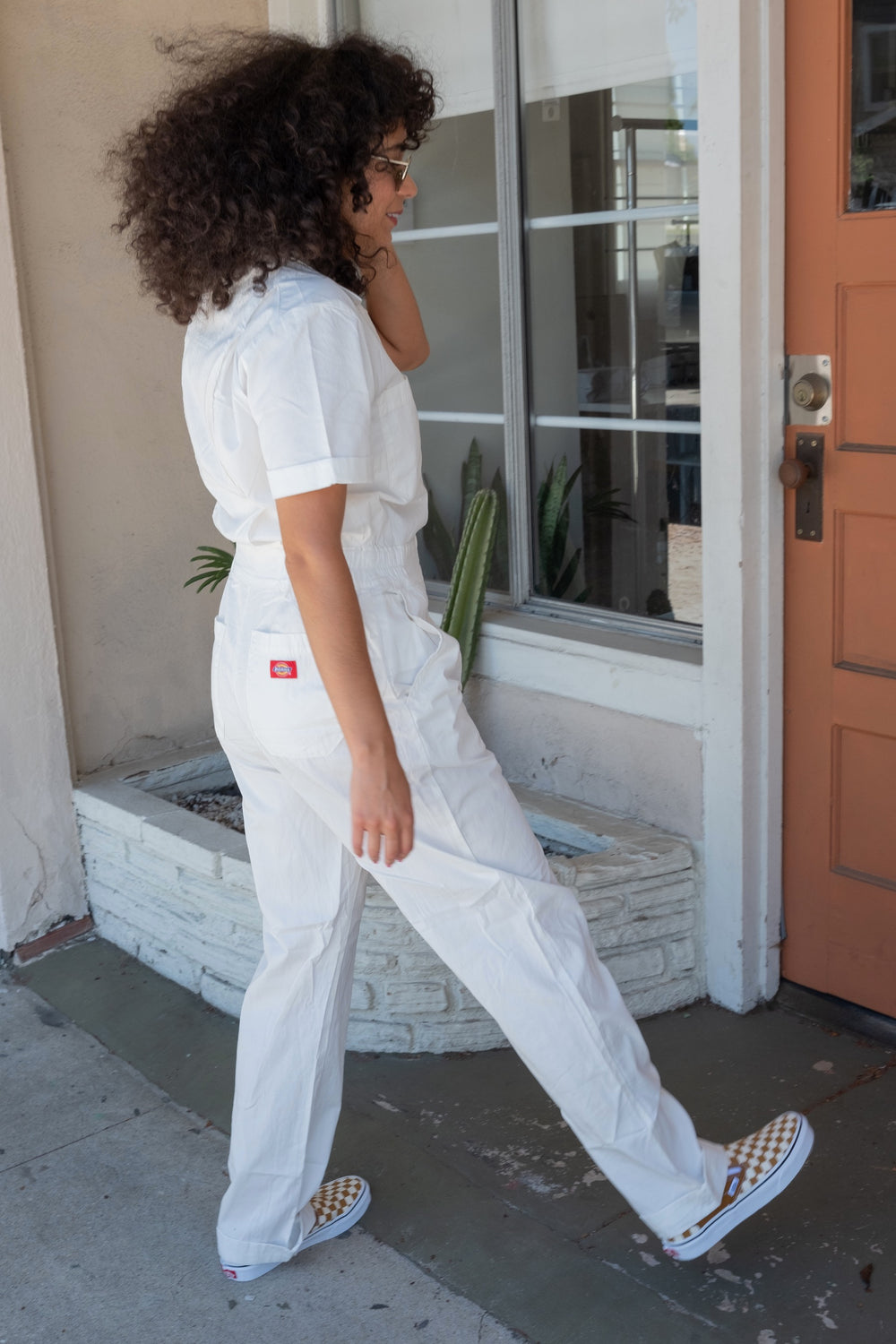 White Cuffed Coveralls