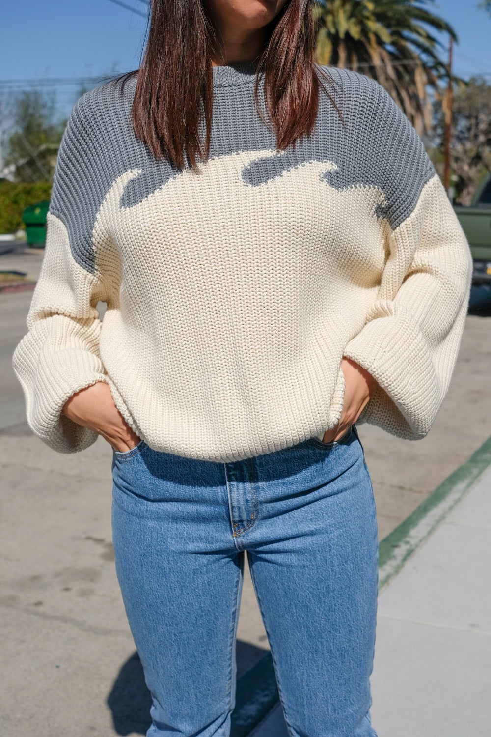 Foam Wave Sweater