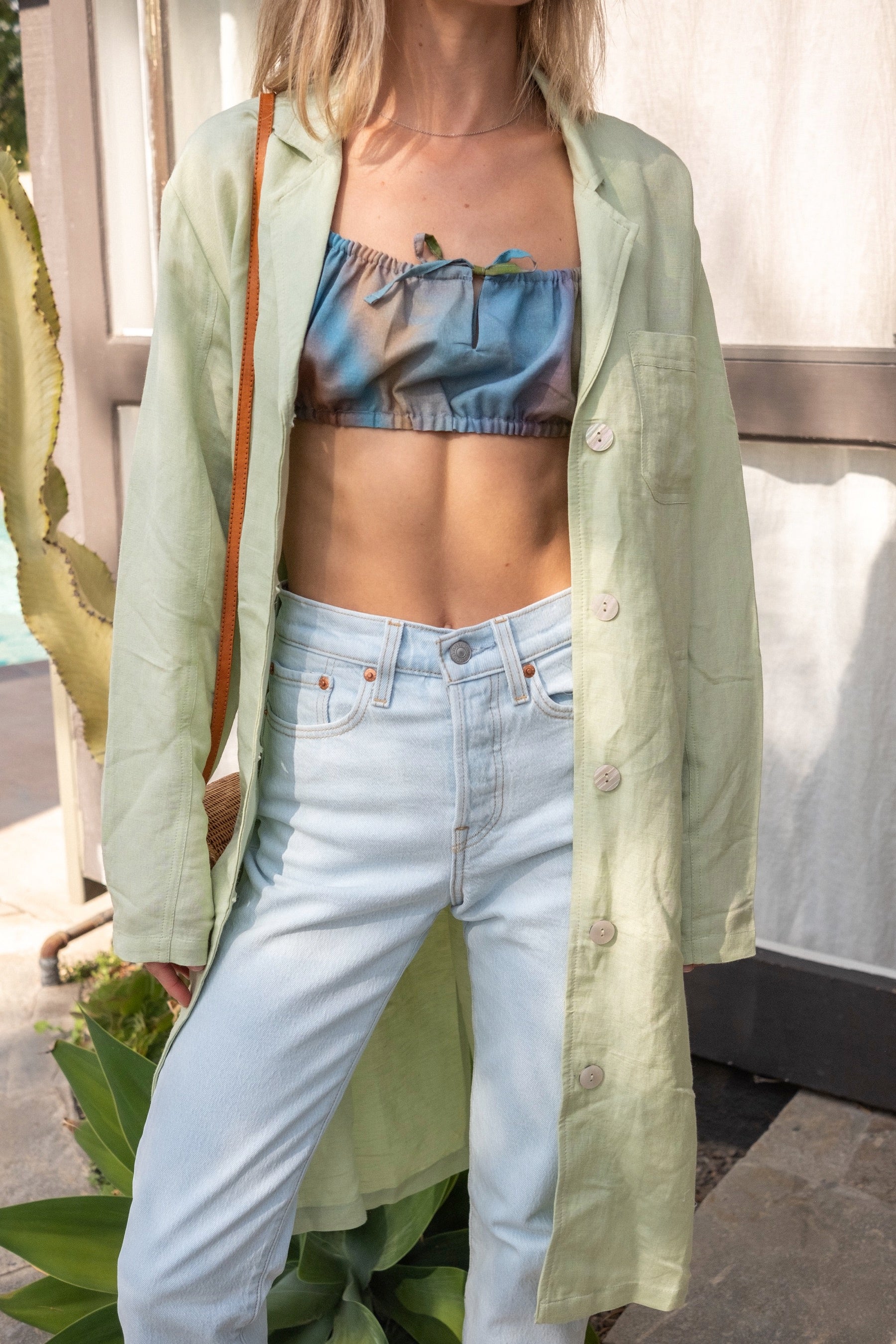 Light Green Ximena Top