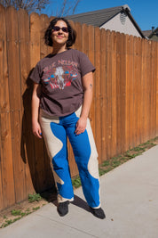Klein Blue Canvas Jessie Pant