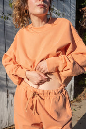 Peach Bloom WFH Sweatshirt