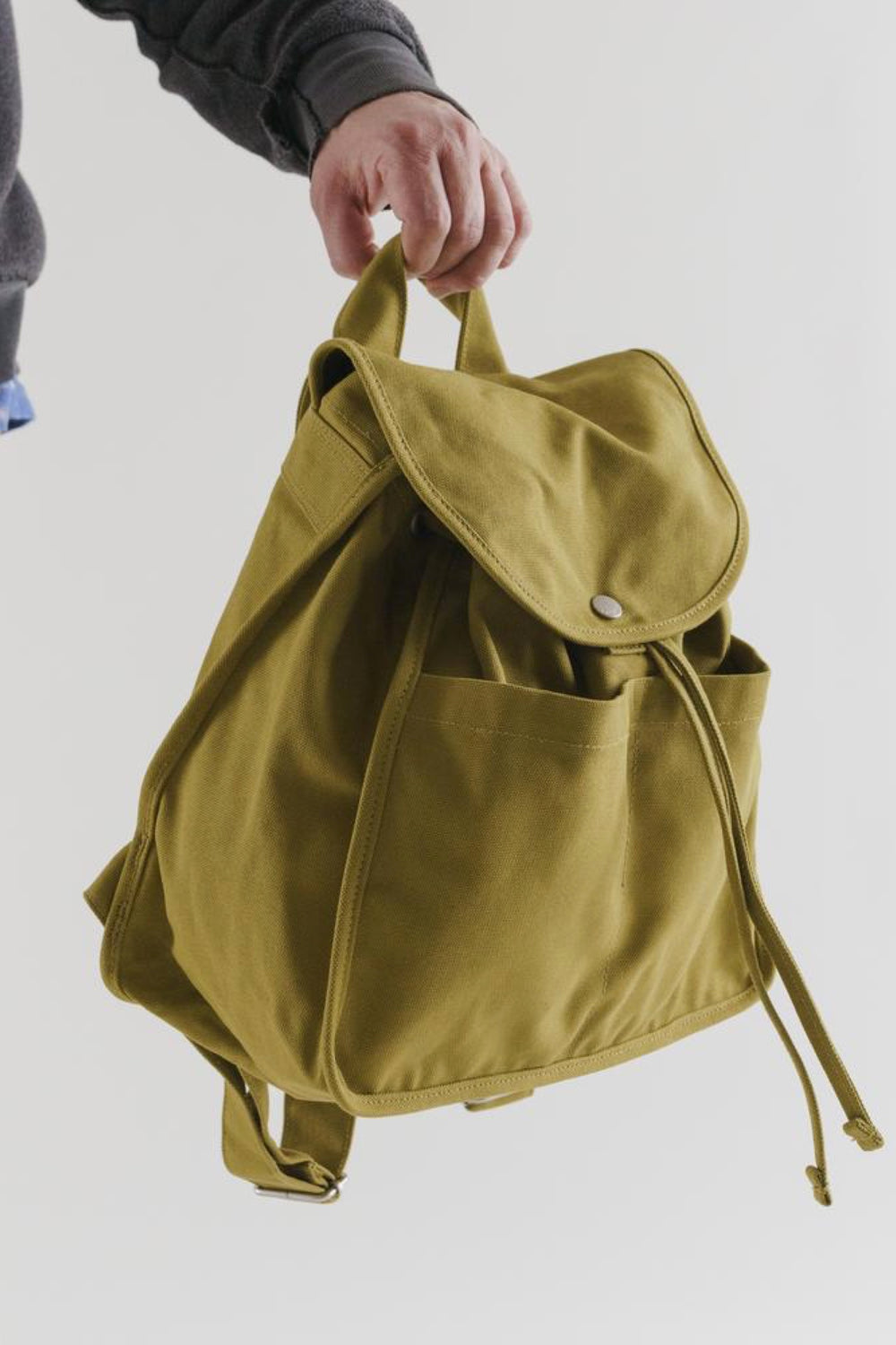 Spanish Olive Drawstring Backpack