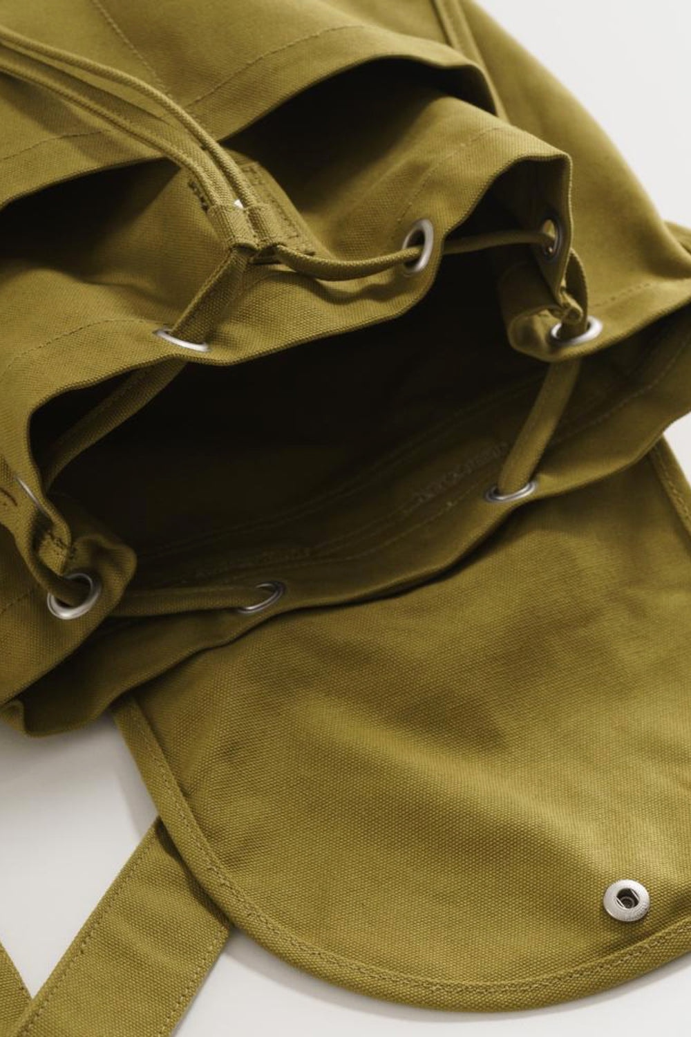 Spanish Olive Drawstring Backpack
