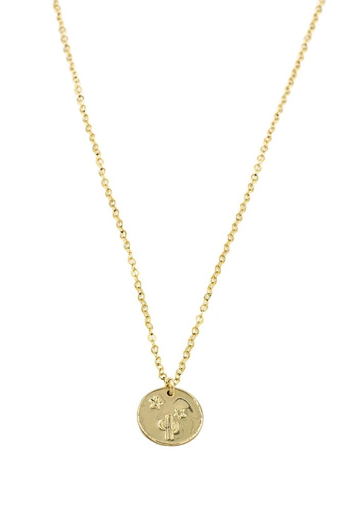 Gold Coin Desert Necklace