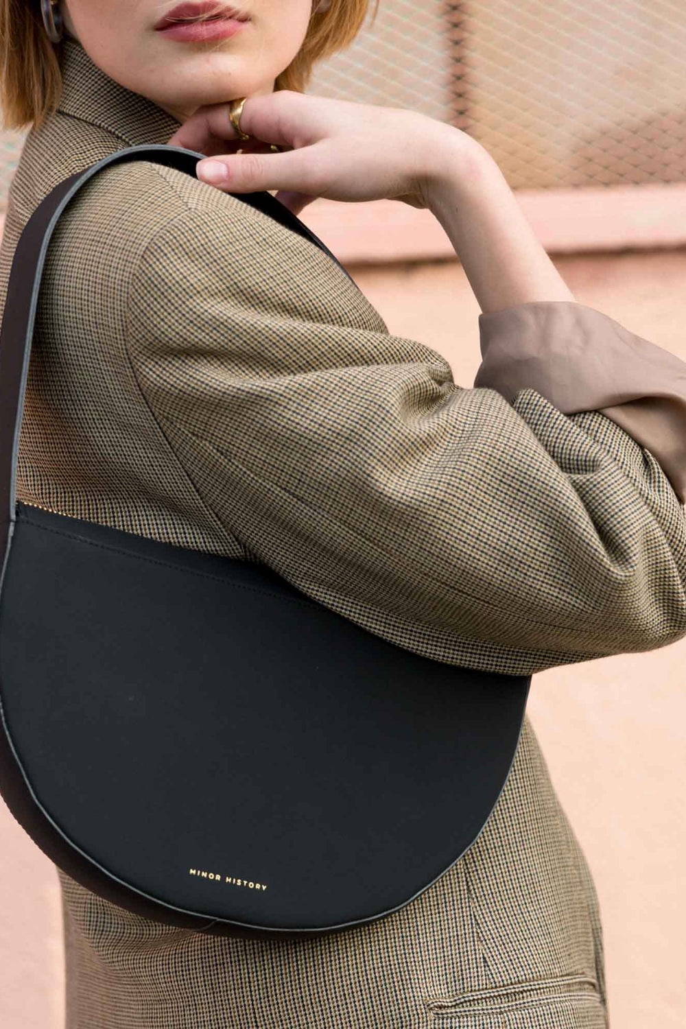Black Orbit Shoulder Bag