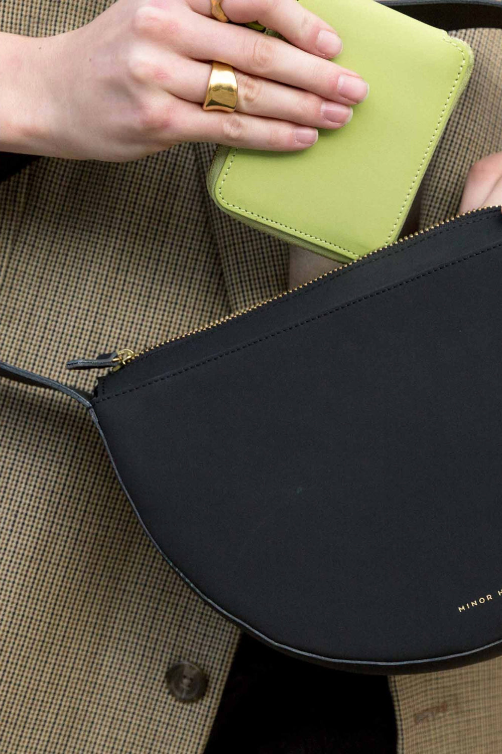 Black Orbit Shoulder Bag
