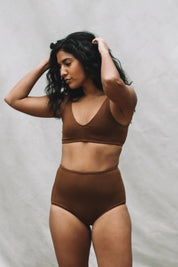 Ella Nude High Rise Brief