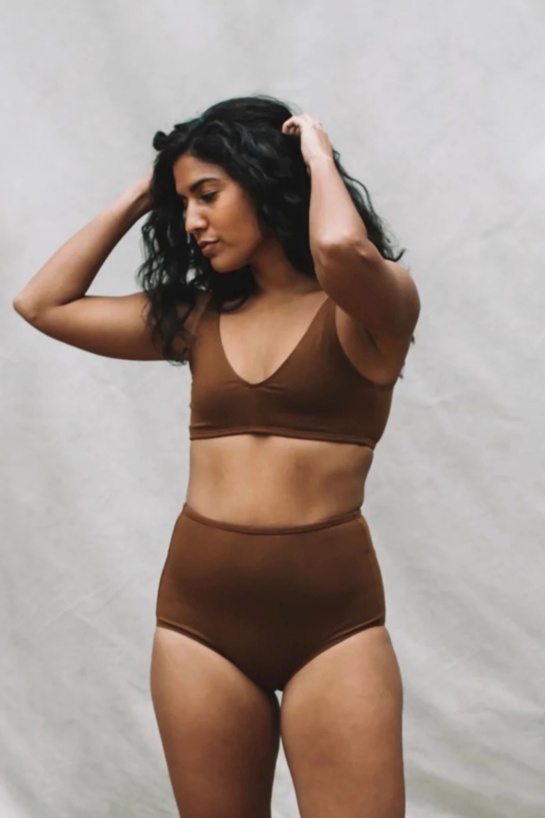 Ella Nude High Rise Brief