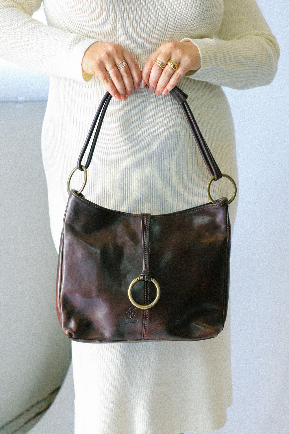 Brown Italian Leather Bag
