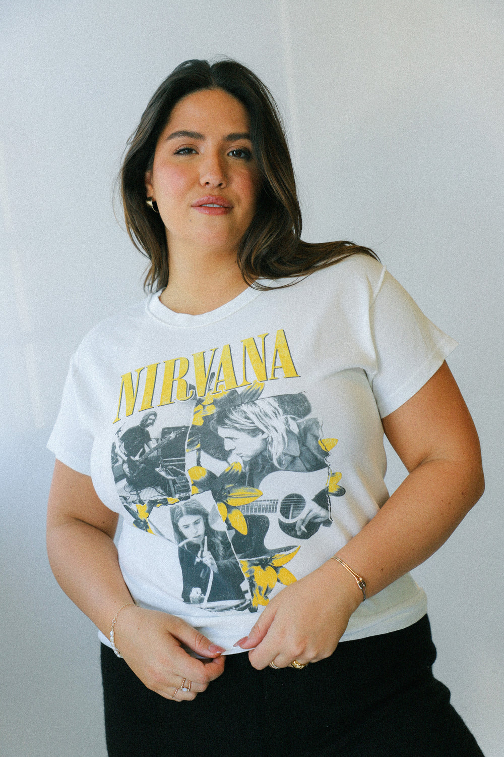 Nirvana Collage Reverse GF Tee