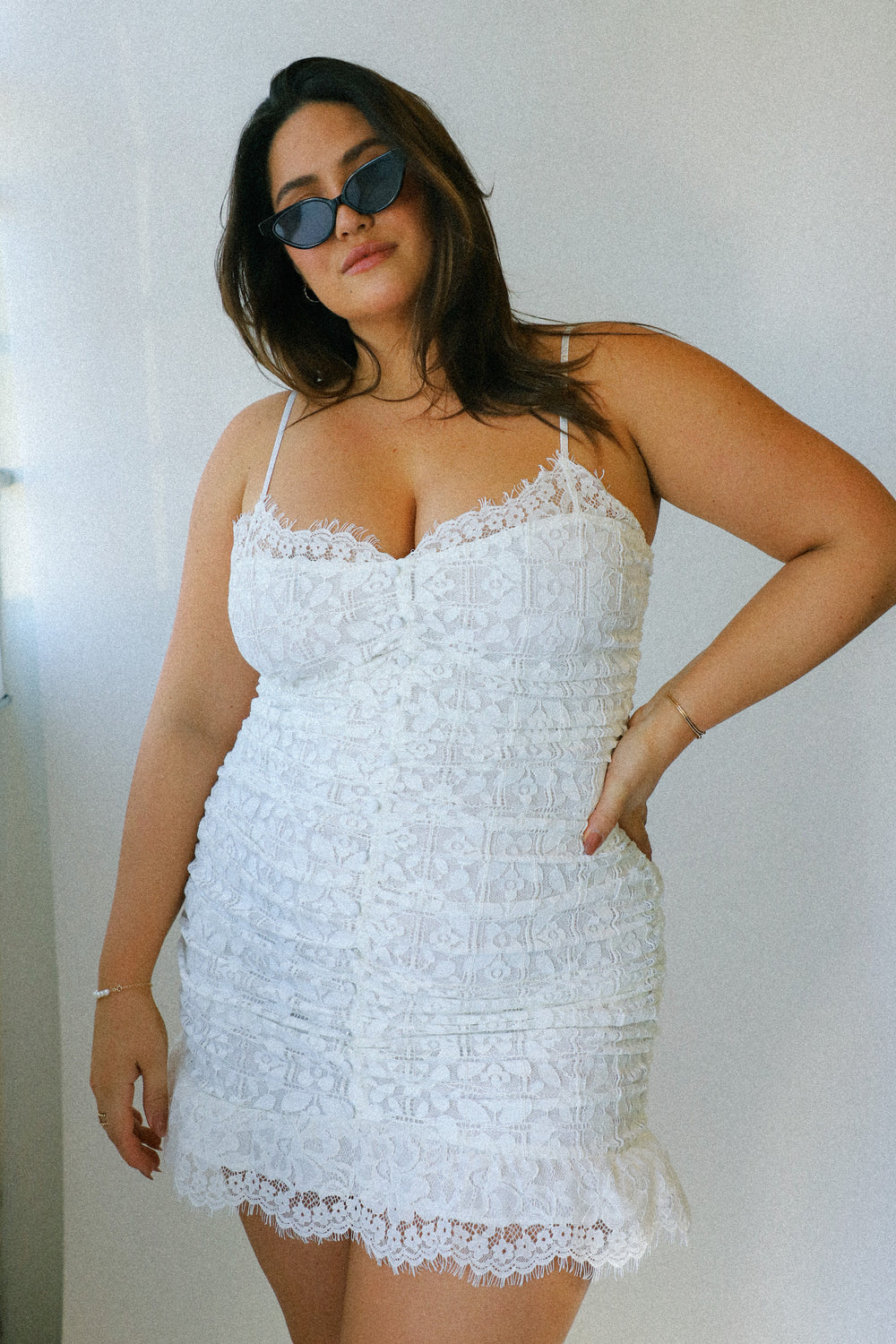 White Samira Mini Dress