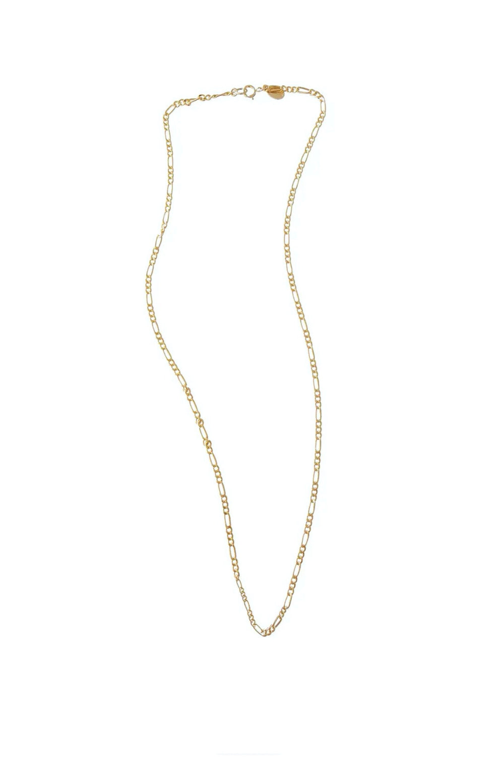 Gold Thin Figaro Necklace