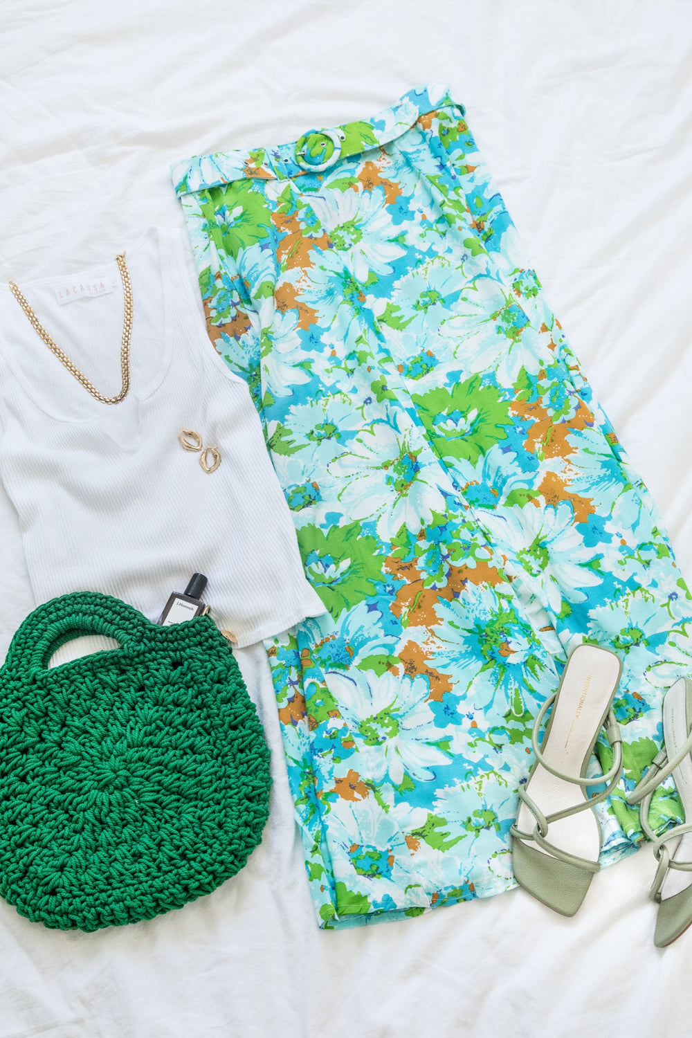 Green Crochet Coco Bag