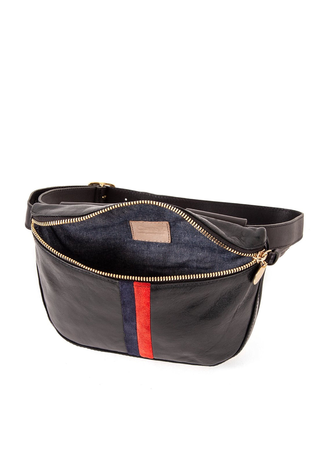 Black Desert Stripe Fanny Pack