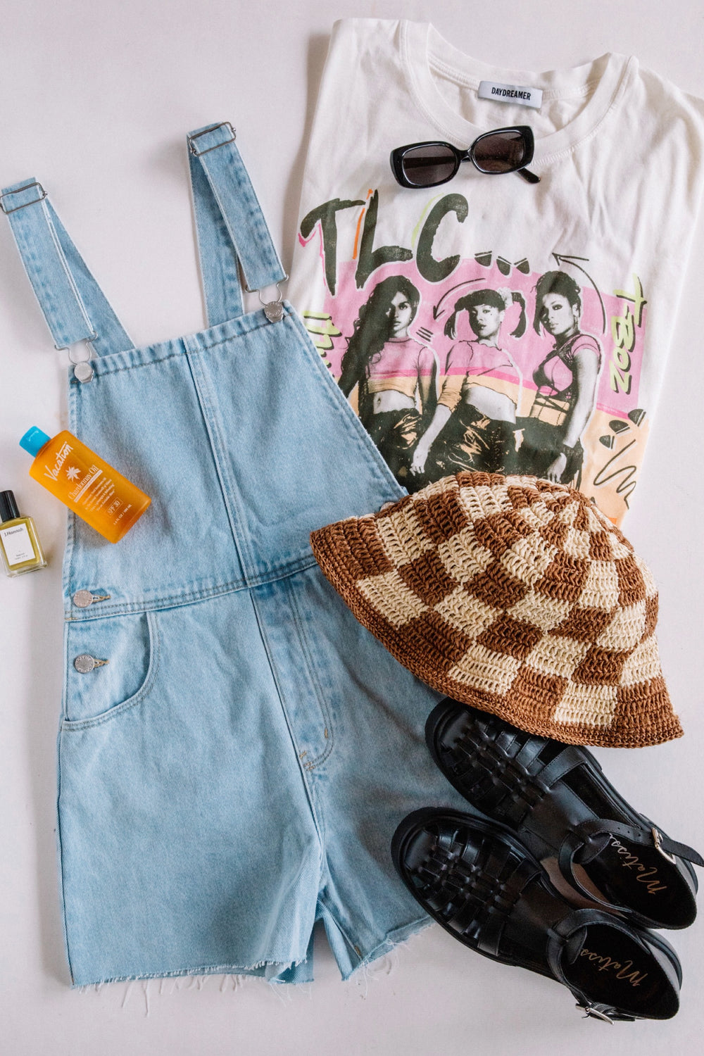 Checkered Summer Bucket Hat