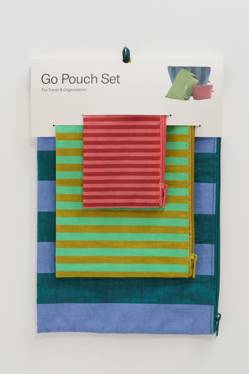 Afternoon Stripes Go Pouch Set