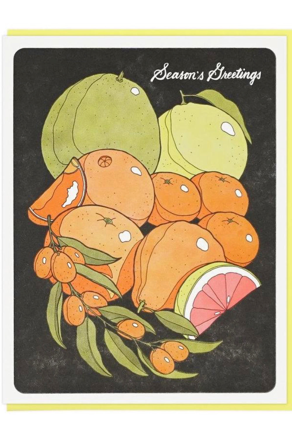Season's Greetings Citrus Fruits Card