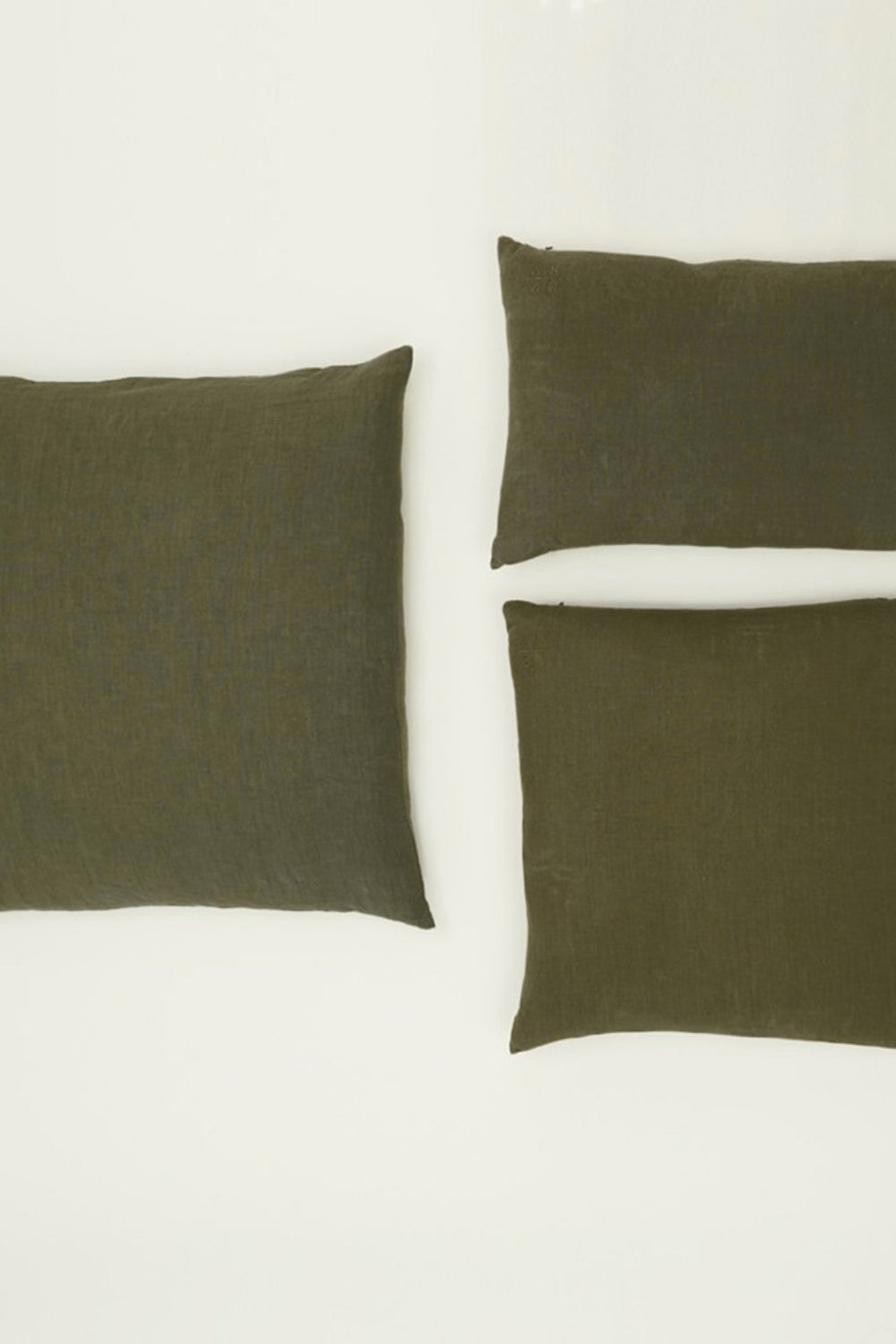Olive Simple Linen Pillow