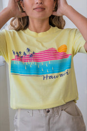 Yellow Hawaii Tee