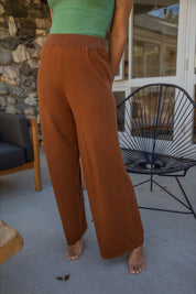 Root Beer Julia Pant