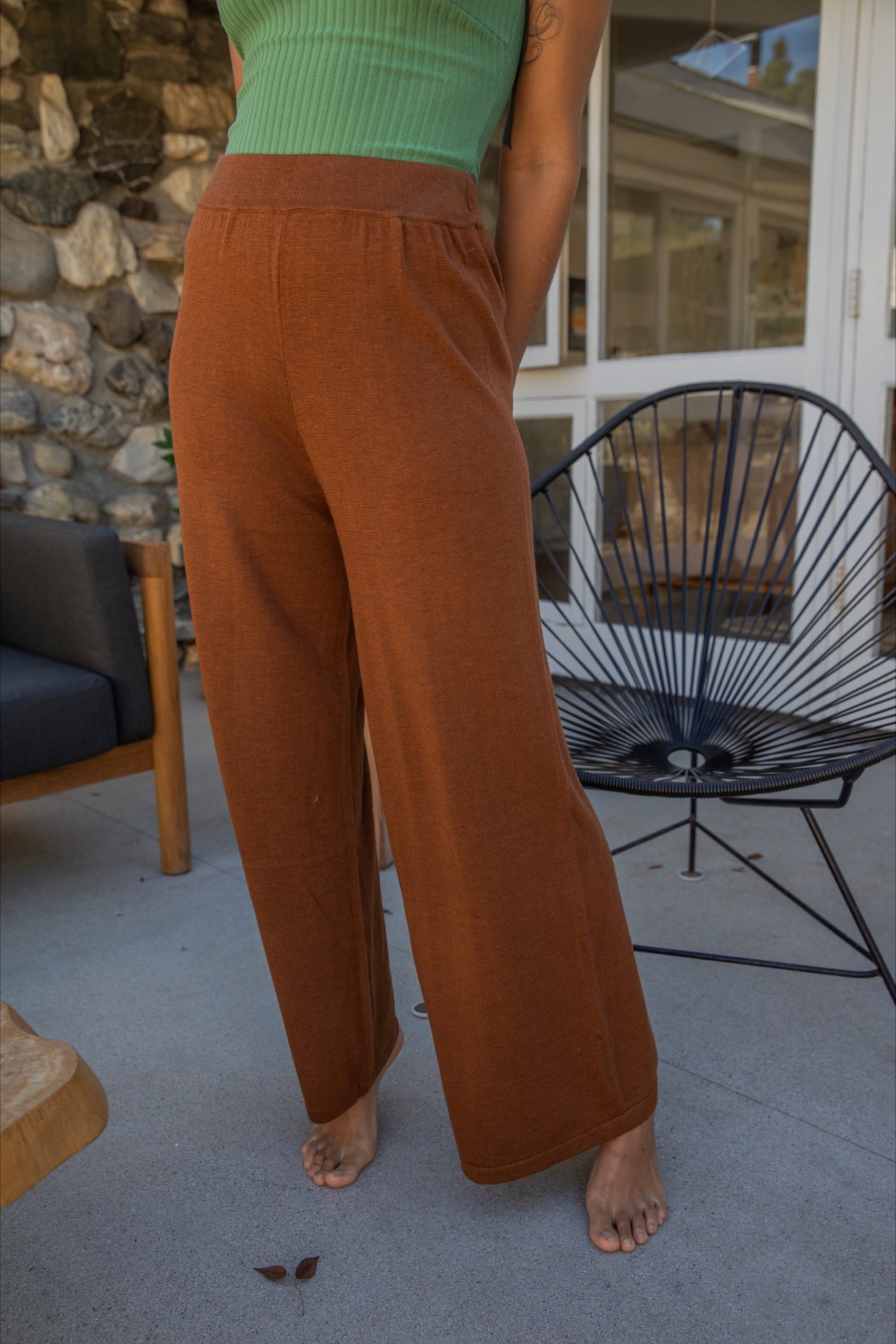 Root Beer Julia Pant