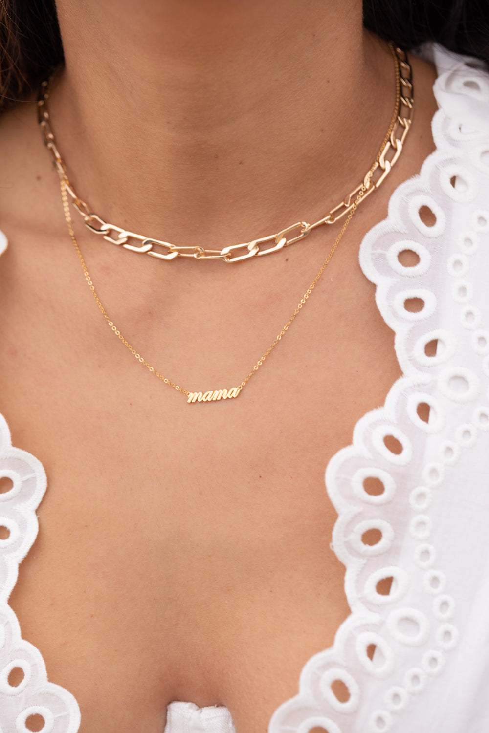 Gold Main Chain Necklace