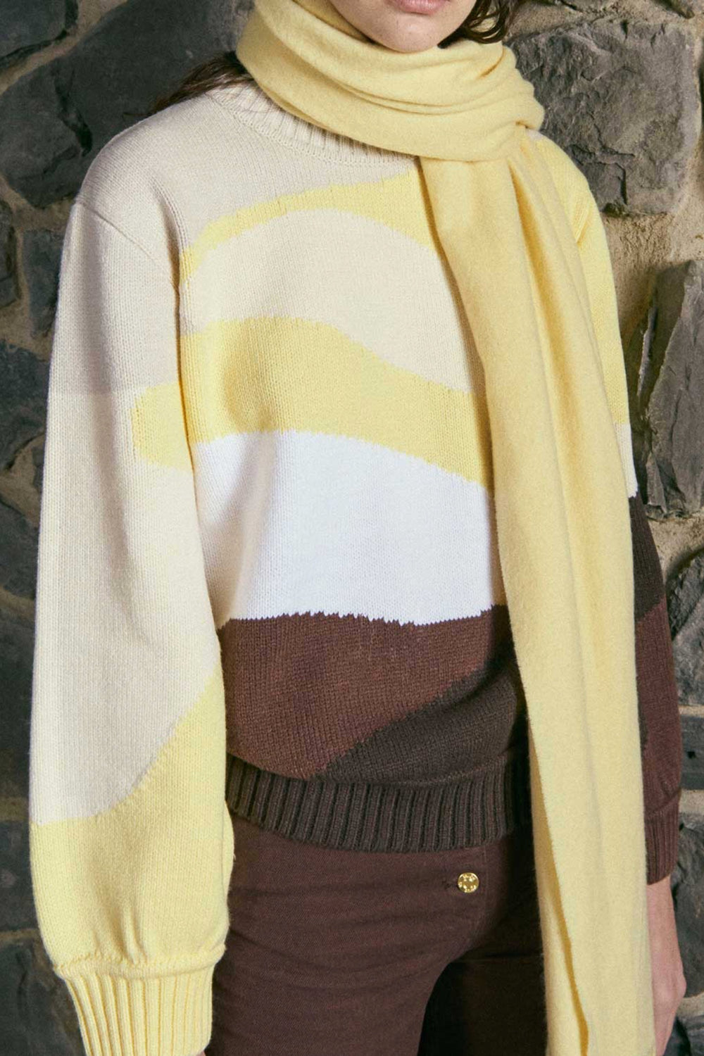 Blonde Landscape Sweater