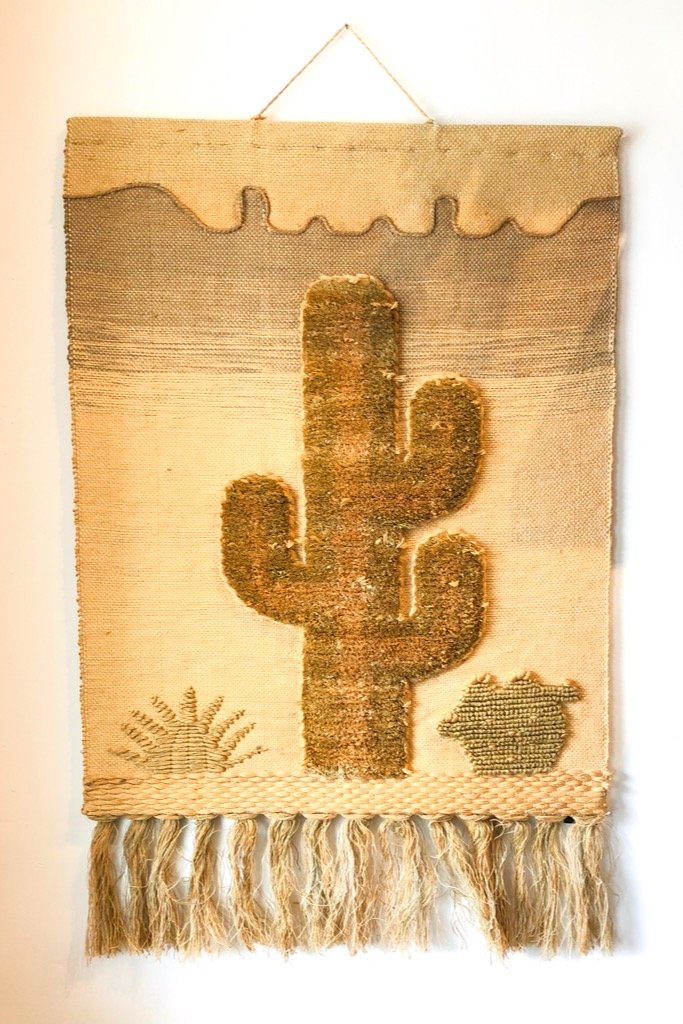 Woven Cactus Wall Hanging