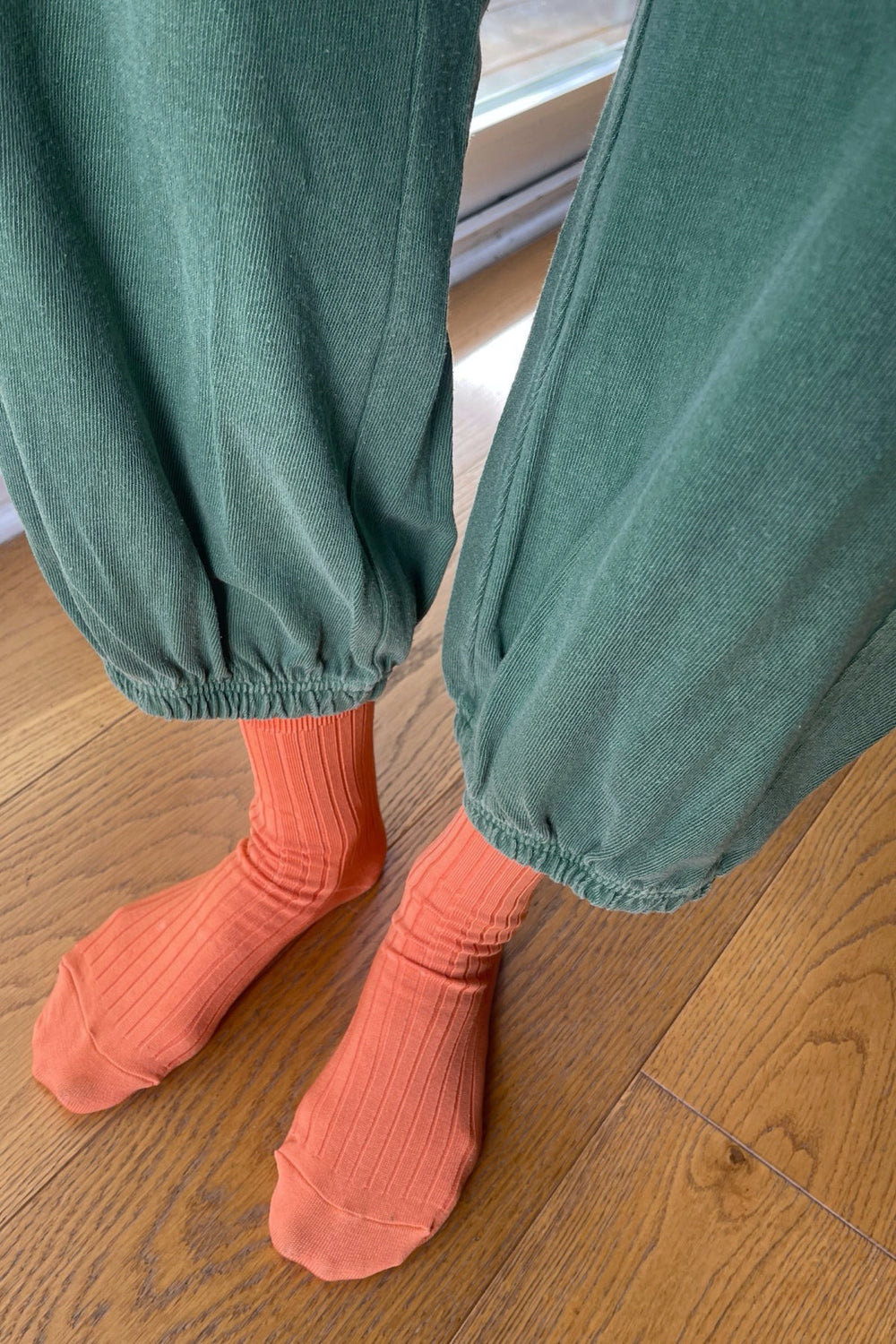 Tangerine Her Socks