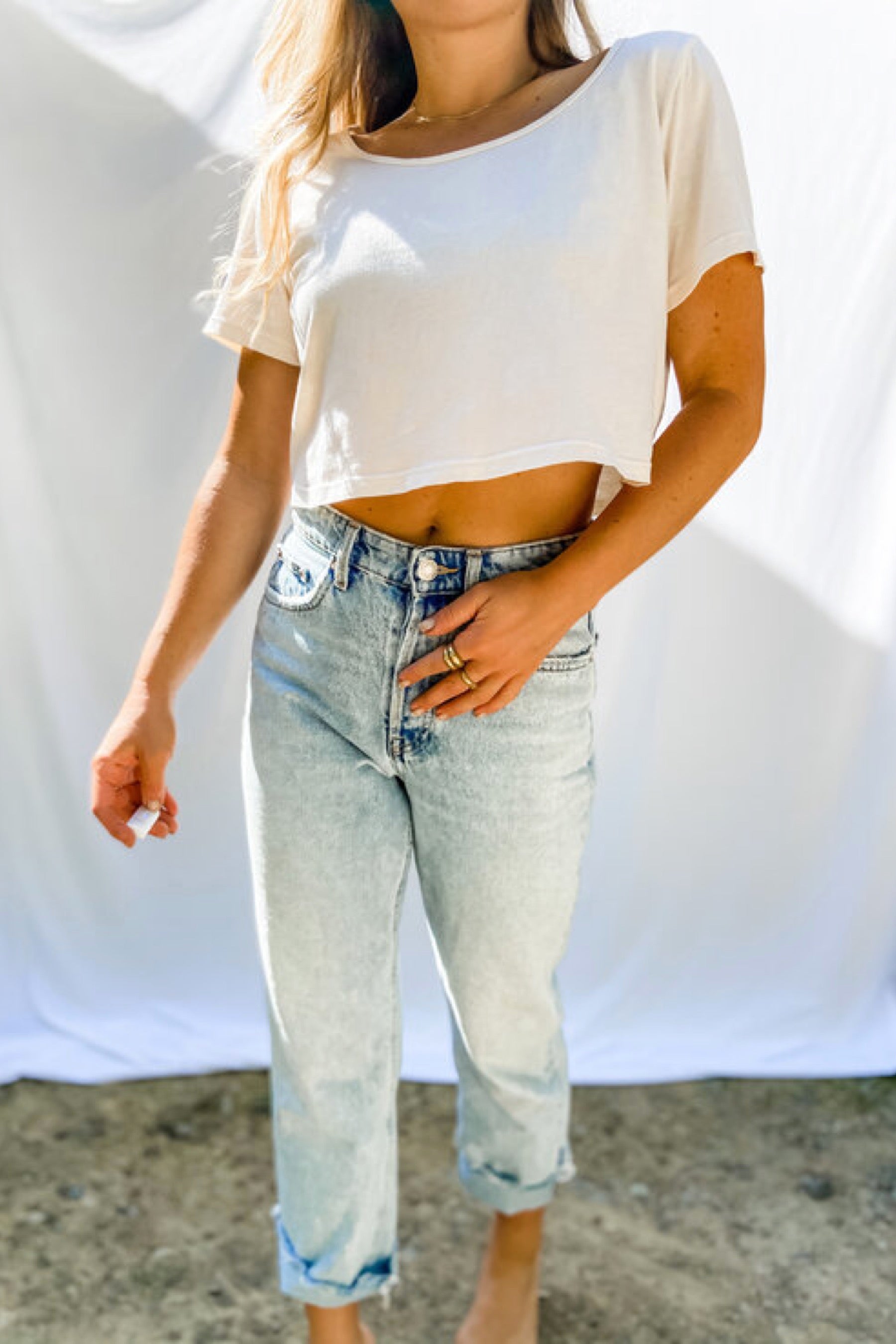 Vanilla Crop Tee