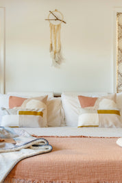 Peach Alaia Bed Cover