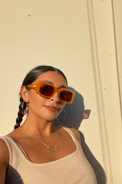 Burnt Honey Dart Sunglasses