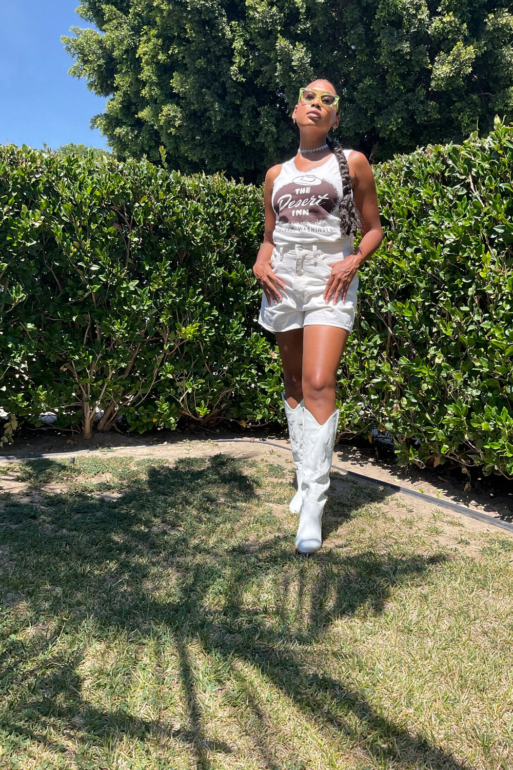 White Desert Inn Lace Tank