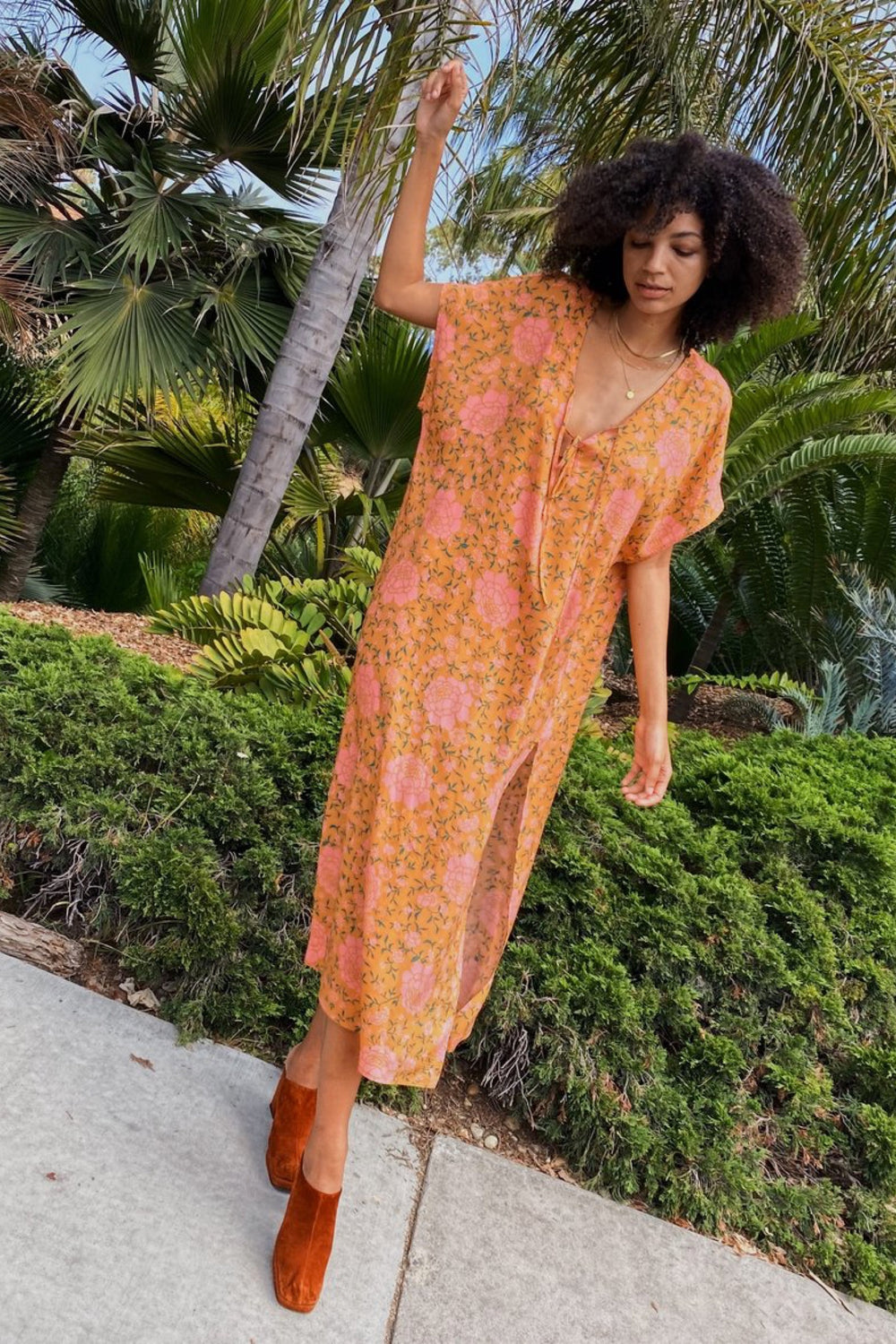 Copper Flamenco Margot Caftan