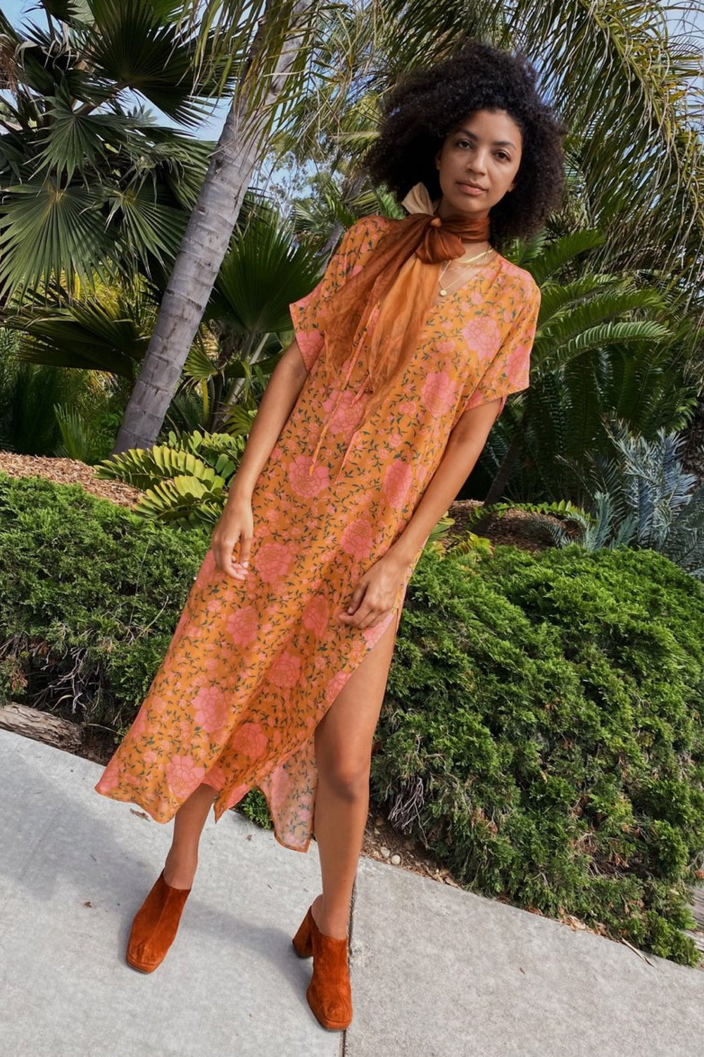 Copper Flamenco Margot Caftan