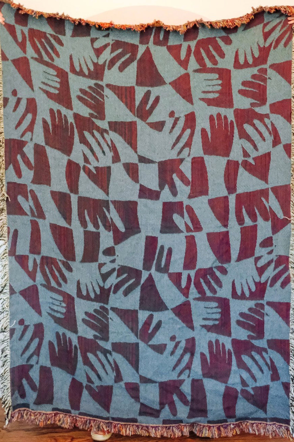 Hand Print Blanket