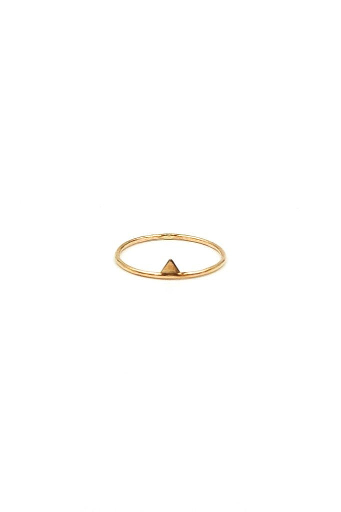 Gold Triangle Stack Ring