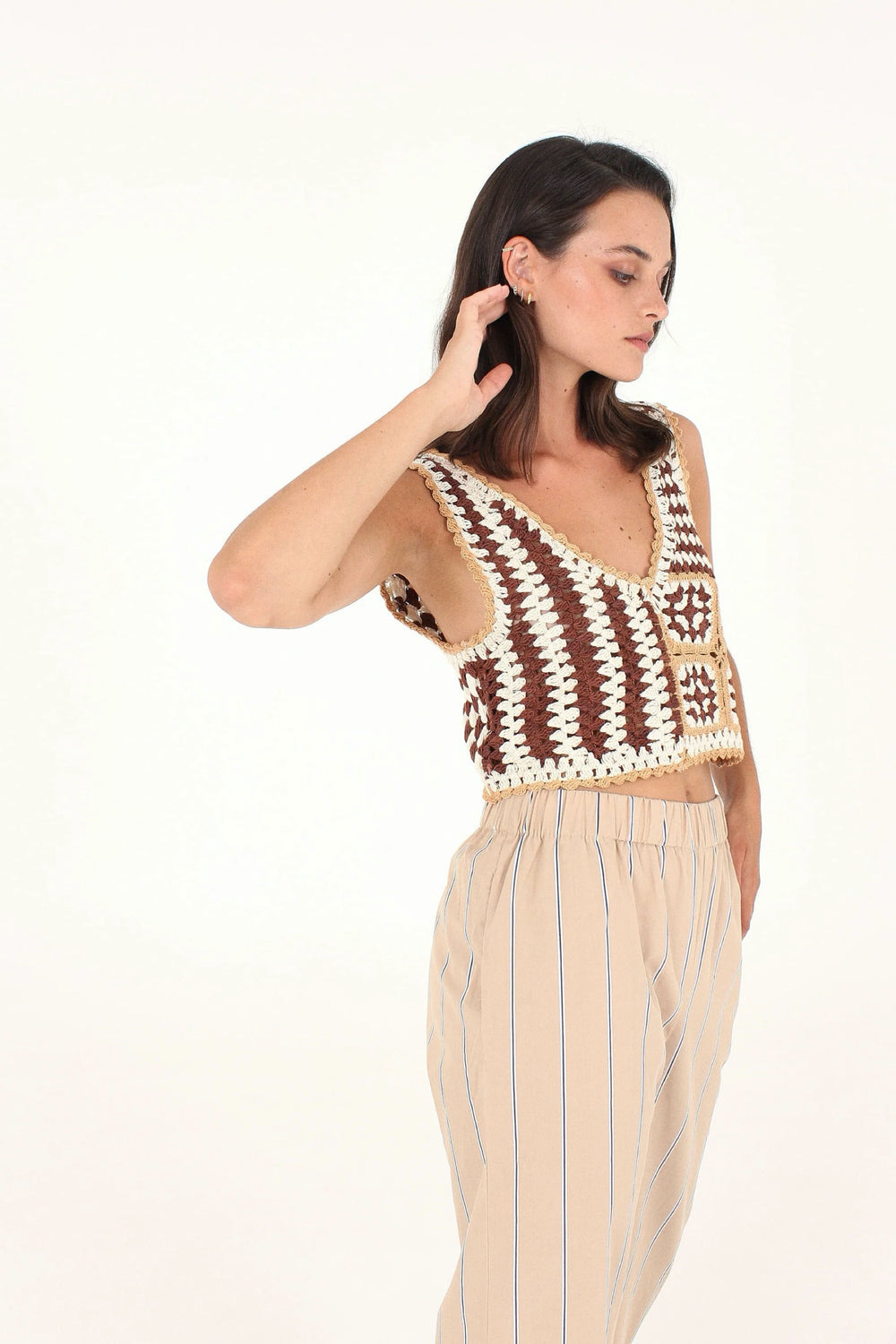 Brown Isla Top