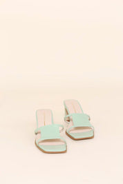Green Tea Croc Inlow Heel
