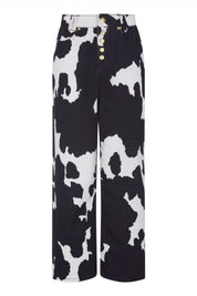Cow Print Jessie Pants