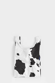 Baby Black + White Cow Baggu