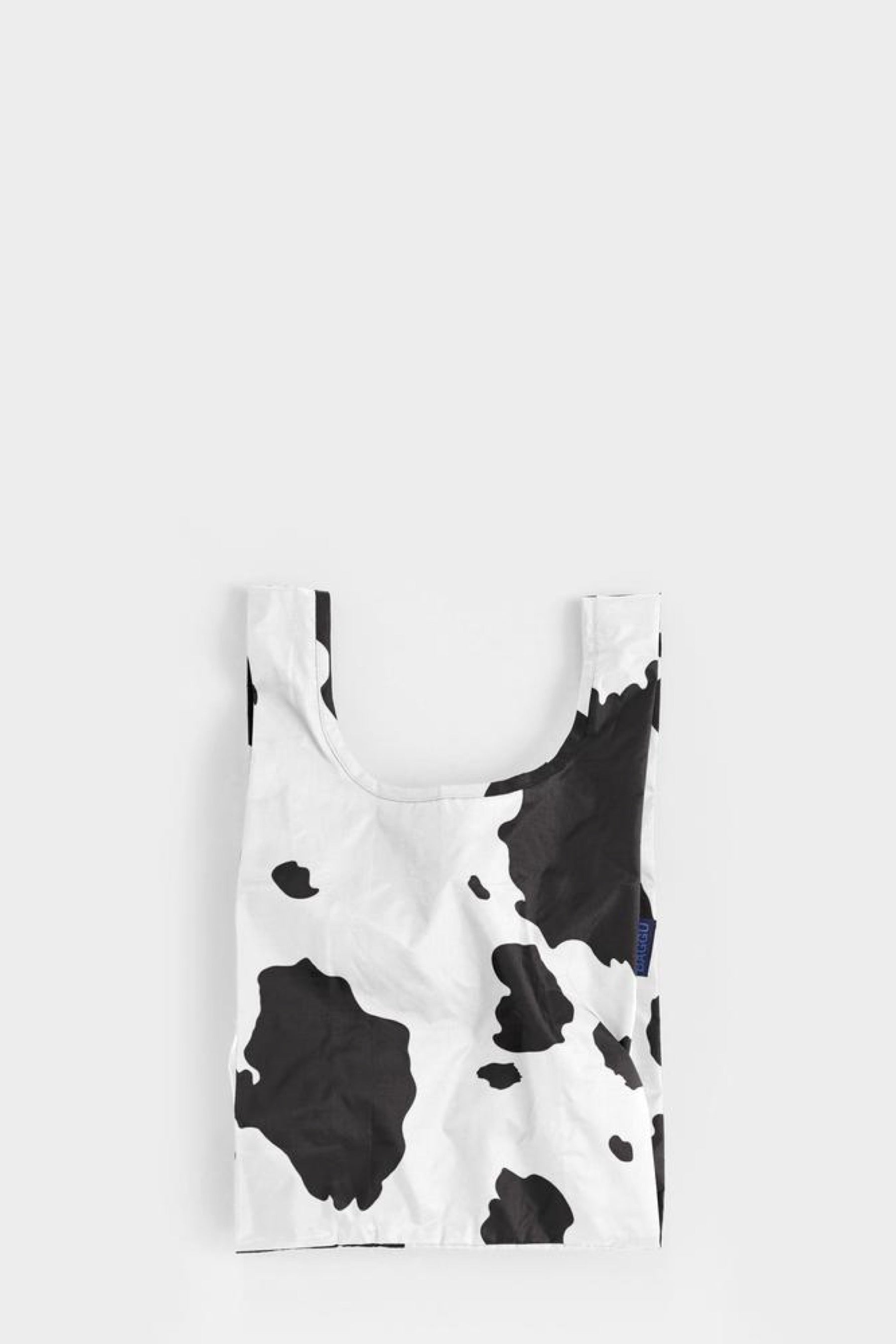 Baby Black + White Cow Baggu