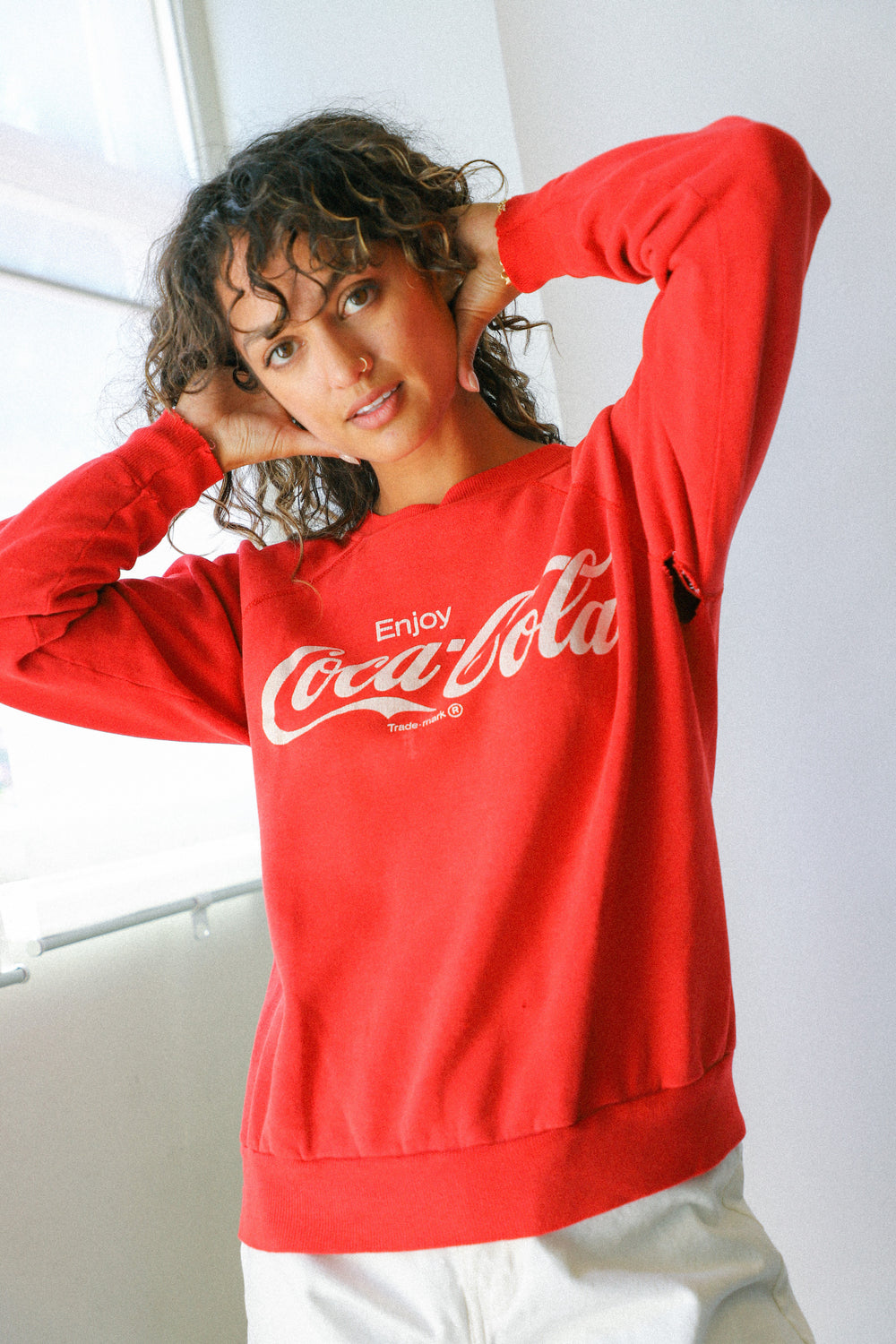 Red Coco-Cola Sweatshirt