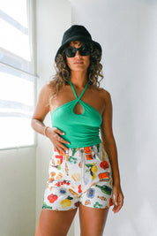 Green Apple Fleur Bodysuit