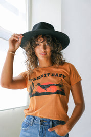 Cognac Take It Easy Women's Tee