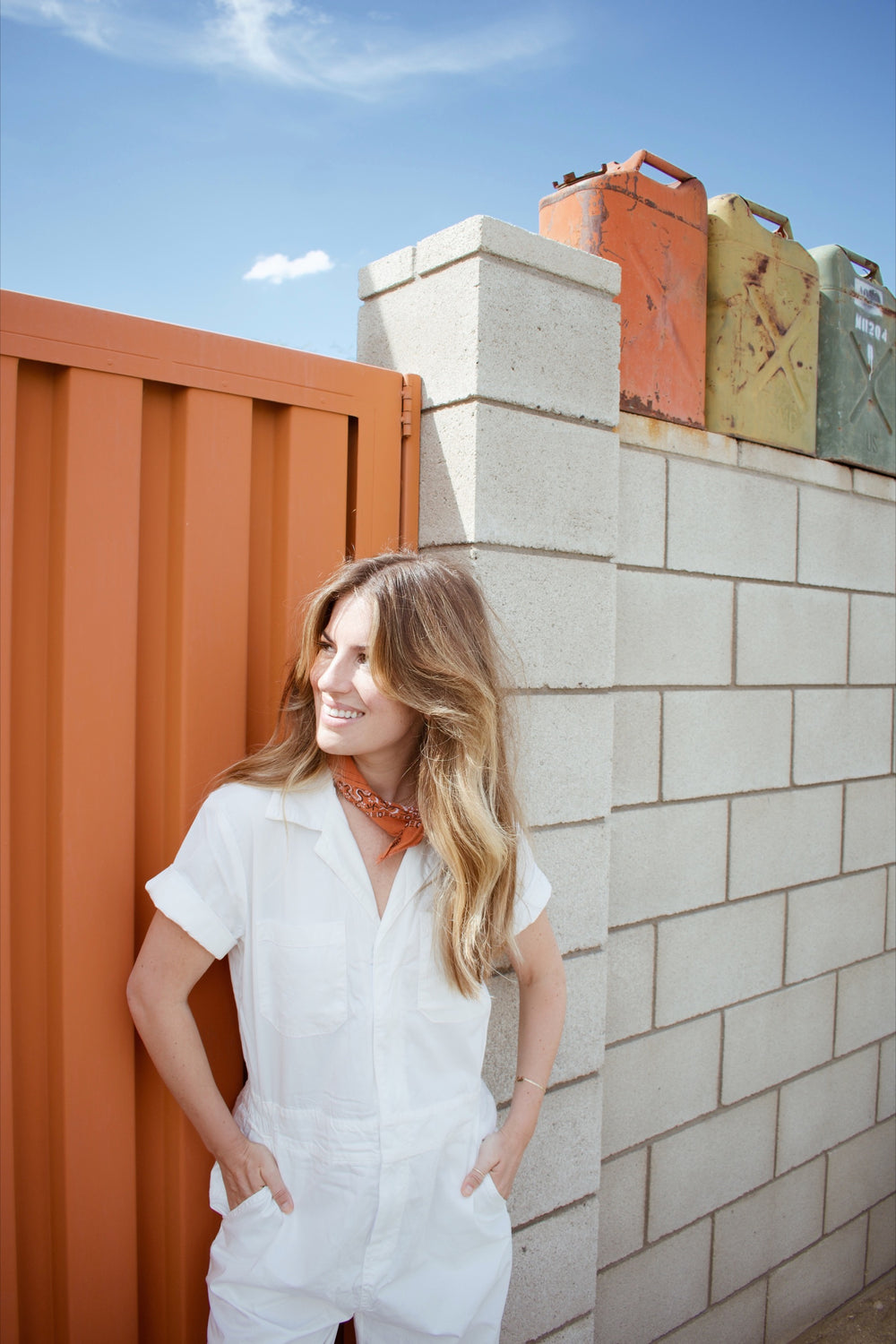 White Cuffed Coveralls