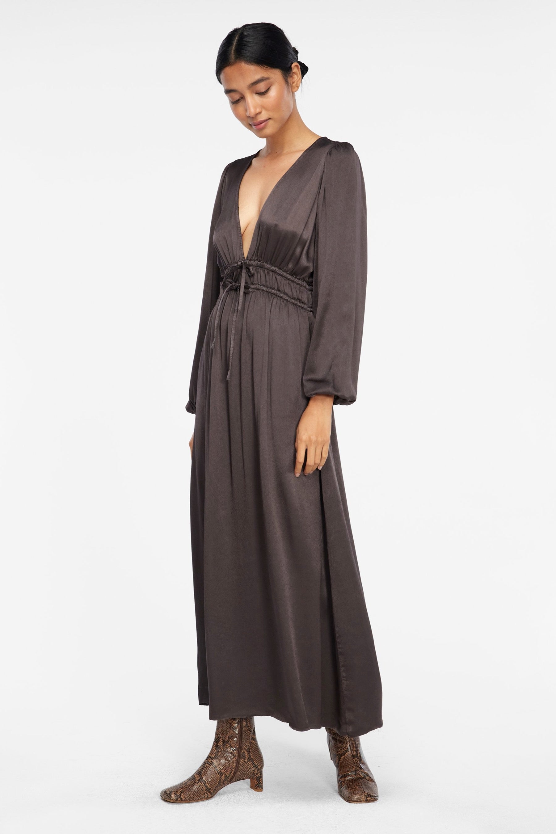 Charcoal Aurora Dress