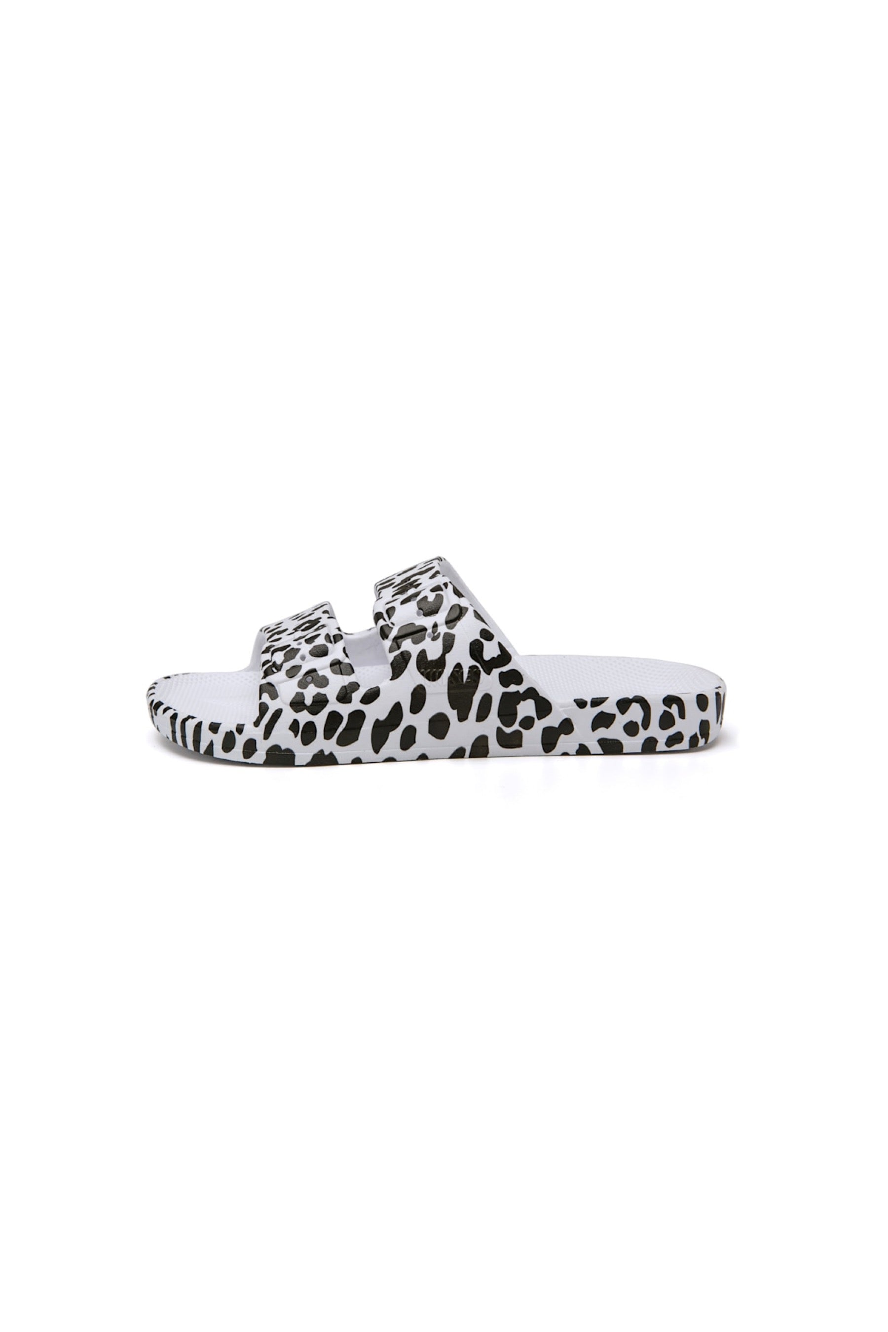 White Leopard Sandal