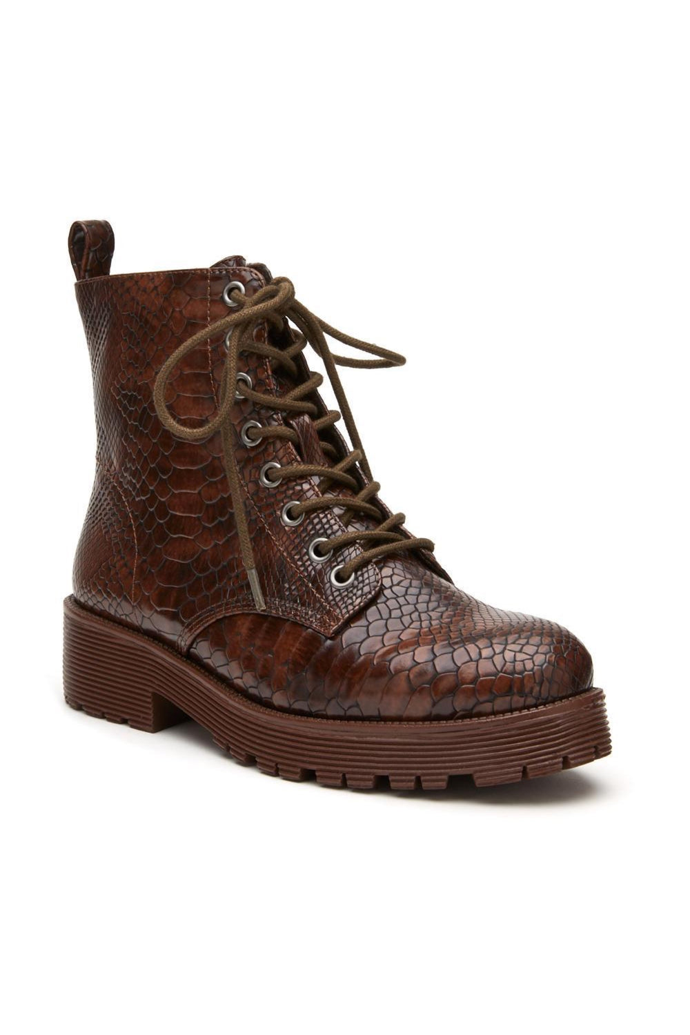 Brown Lotus Boot